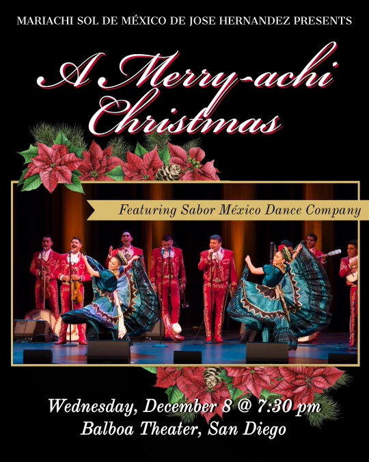 Merry-achi Christmas event flyer